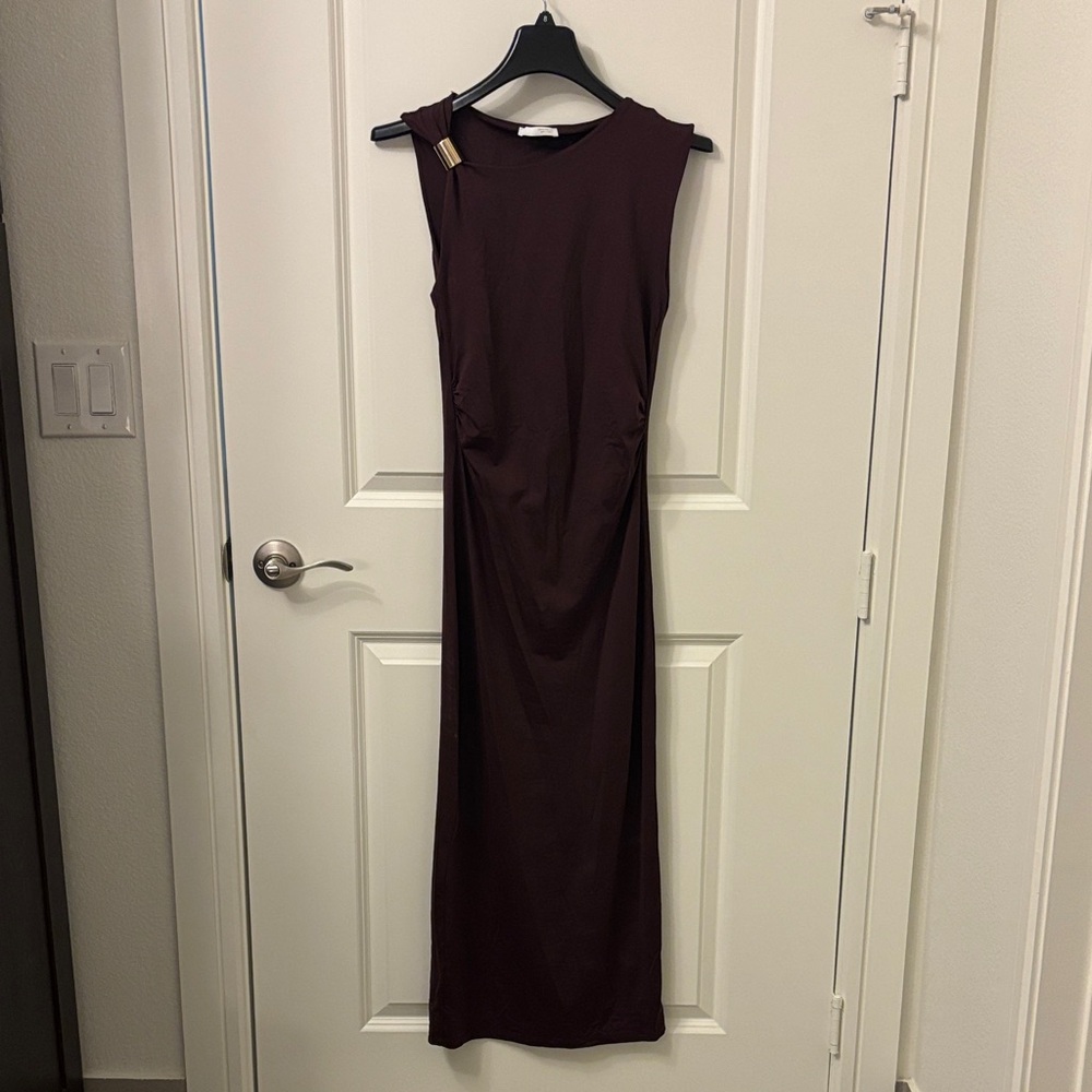 Zara Dark Brown Maxi Dress